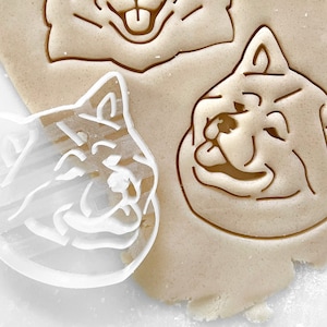Akita Inu Cookie Cutter, Dog Portrait Cutter