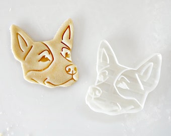 Australian Cattle Dog Blue Heeler Cookie Cutter, Pet portrait, gift for Blue Heeler owner