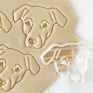 Potcake Dog Face Cookie Cutter, Pet Owner Gift, Fondant Cutter, Clay Cutter, Biscuit Cutter