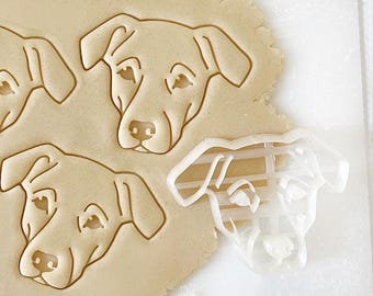 Potcake Dog Face Cookie Cutter, Pet Owner Gift, Fondant Cutter, Clay Cutter, Biscuit Cutter