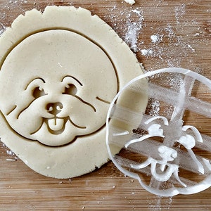 Bichon Frise Cookie Cutter, Dog Portrait Cutter