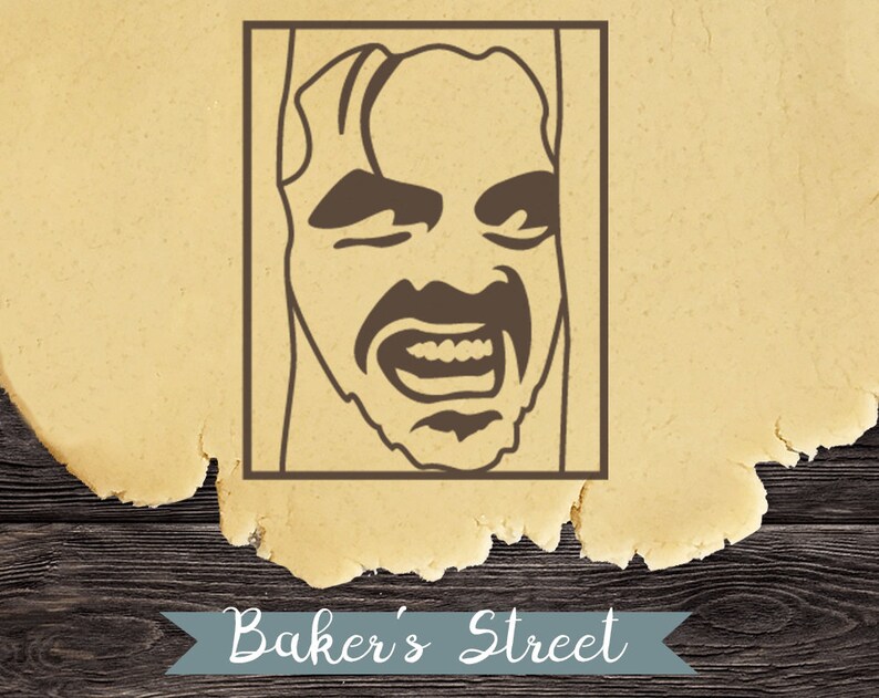 The Shining Cookie Cutter Fondant Cutter with stamp Scary movies cutters Horror Movie l Halloween decorations l Jack Torrance l Kubrick