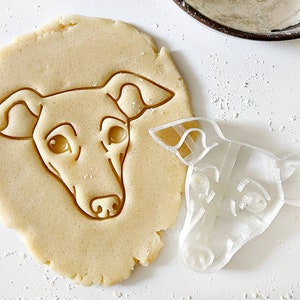 Greyhound Italian Cookie Cutter, Portrait Cookie Cutter, Whippet