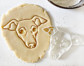 Greyhound Cookie Cutter, Portrait Cookie Cutter, Whippet