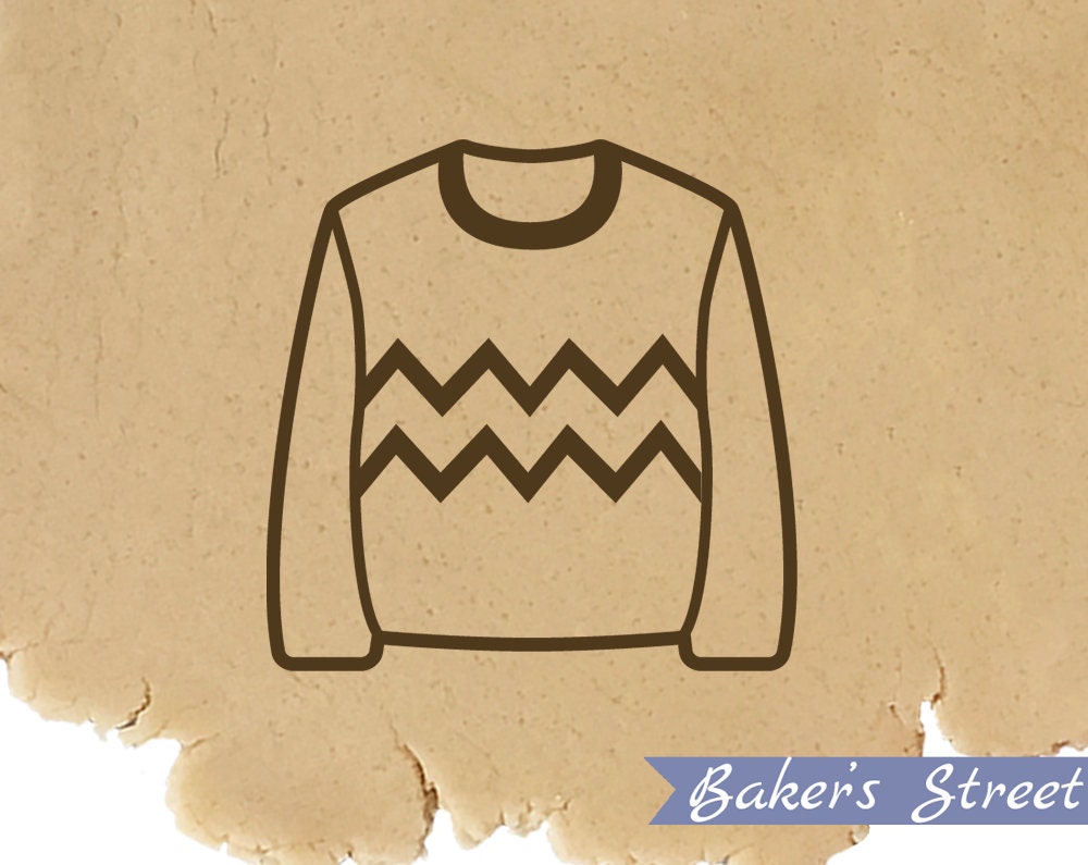Christmas Sweater Cookie Cutter Christmas Cookie Cutters Etsy Singapore
