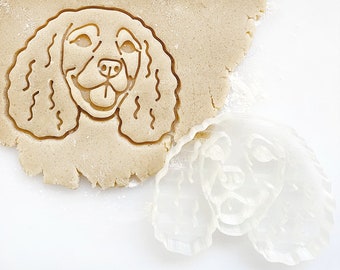 American Water Spaniel Cookie Cutter, Dog Portrait, Gift for Spaniel Owner