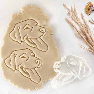 Labrador Cookie Cutter, Fondant and Clay, Retriever, gift for dog mom or dad