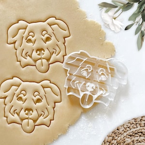 Australian Shepherd Cookie Cutter, Cat Portrait Cutter 3d printed