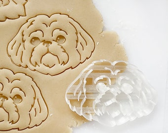 Shih Tzu Cookie Cutter, Dog Cookie Cutter, Clay Cutter, Cookie Stamp