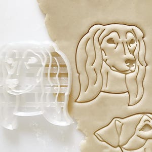 Saluki Cookie Cutter, Greyhound Cookie Stamp, Pet Fondant cutter, Cookie Mold