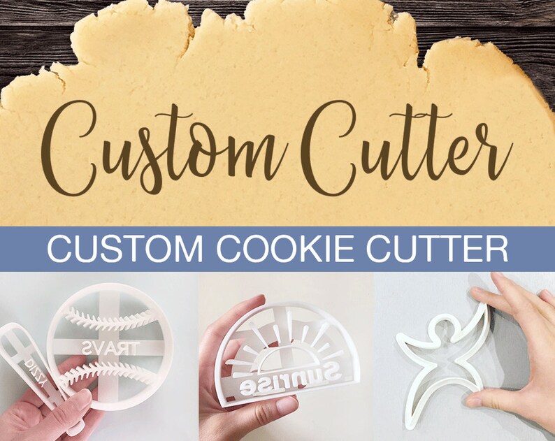 Custom Cookie Cutter Logo Cookie Cutter Personalized Etsy Canada