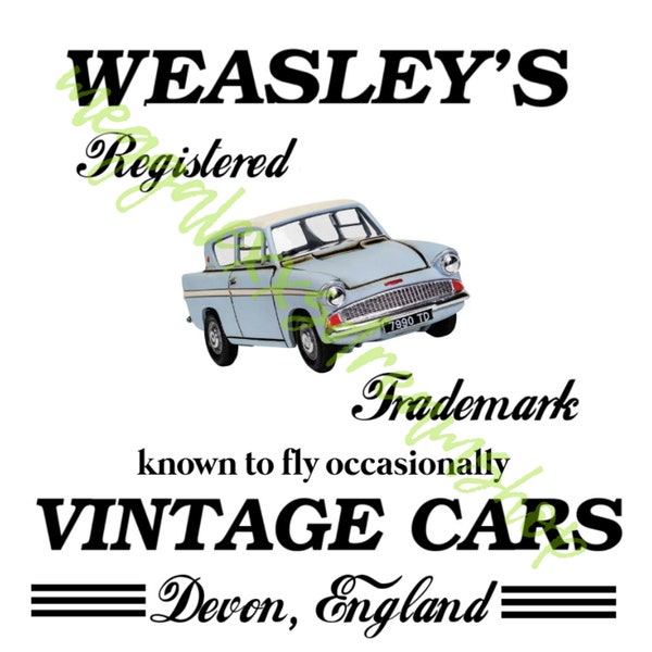 Weasley’s vintage cars