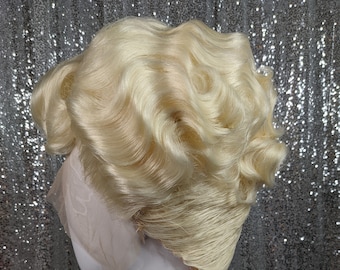 MADE TO ORDER 1950s updo wig, lacefront wig, drag queen wig, burlesque wig