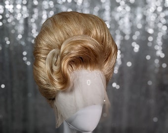 MADE TO ORDER 1960s beehive updo wig, lacefront wig, drag queen wig, burlesque wig