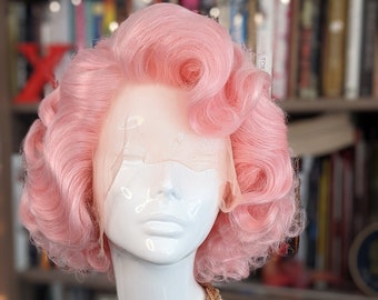 MADE TO ORDER 1950s fingerwave wig, lacefront wig, drag queen wig, burlesque wig