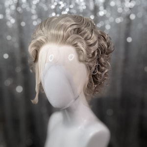 Grey victorian wig shop