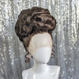 MADE TO ORDER huge double stack drag updo wig, vintage wig, drag queen wig. Your choice of colour.