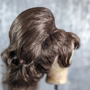 MADE TO ORDER huge double stack drag ponytail wig, hard front wig, drag queen wig. Your choice of colour.