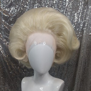 MADE TO ORDER vintage wig, drag queen wig, bouffant wig