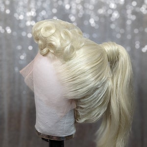 MADE TO ORDER vintage ponytail wig, doll wig. Your choice of colour
