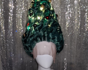 Green tree wig hot sale