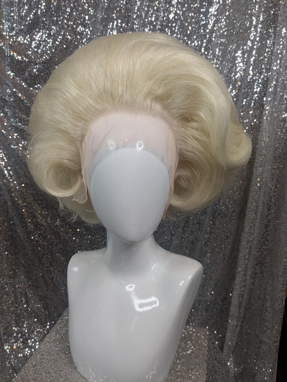 MADE TO ORDER vintage wig, drag queen wig, bouffant wig