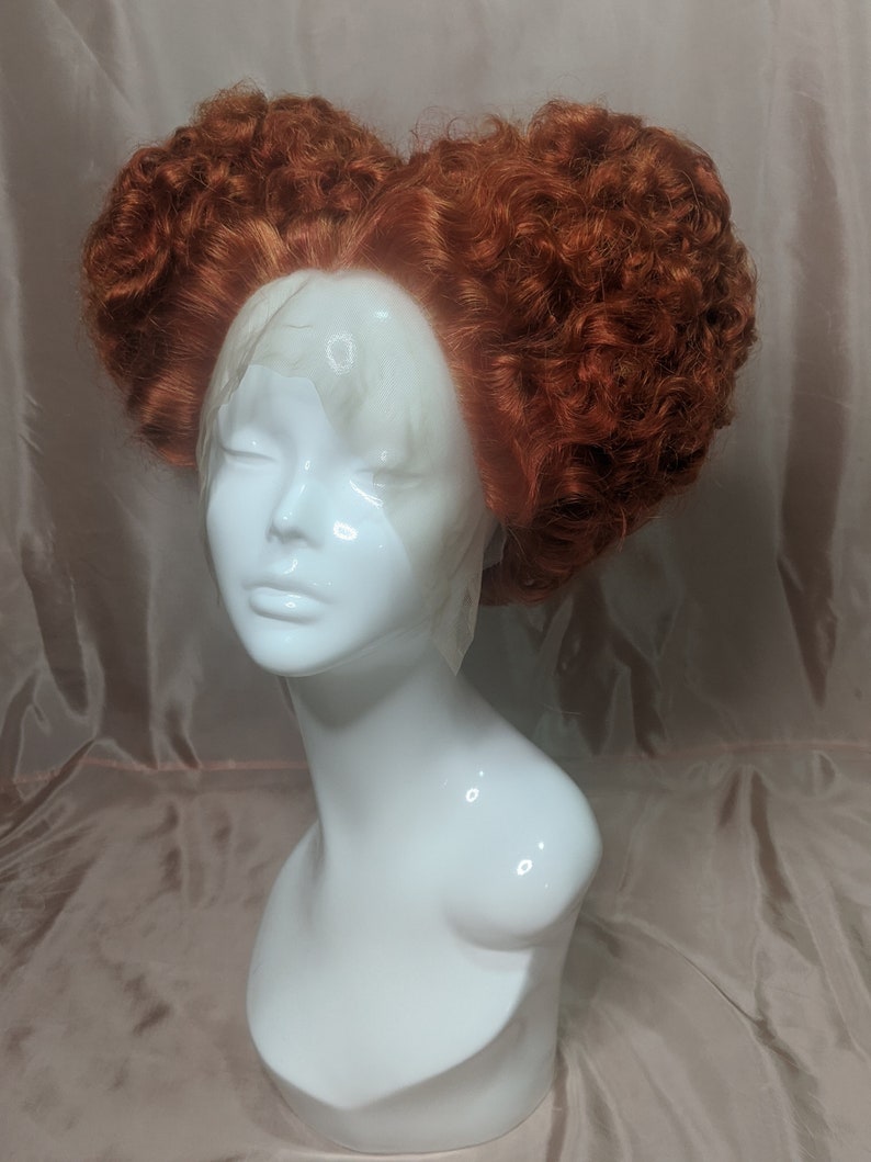 MADE TO ORDER Elizabethan wig Queen Elizabeth Hocus Pocus Etsy