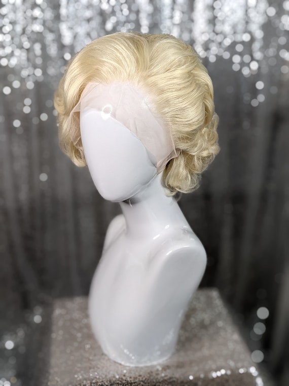 MADE TO ORDER Marilyn Monroe Lacefront Wig, Your Choice of Colour 