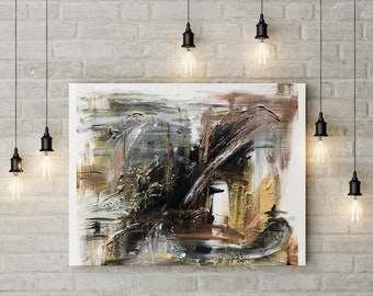 Abstract painting "Transformation"