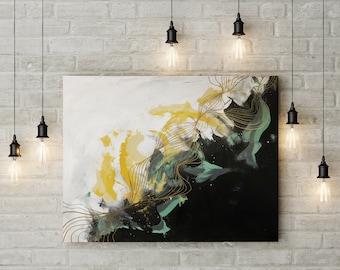 abstract painting "bliss point"
