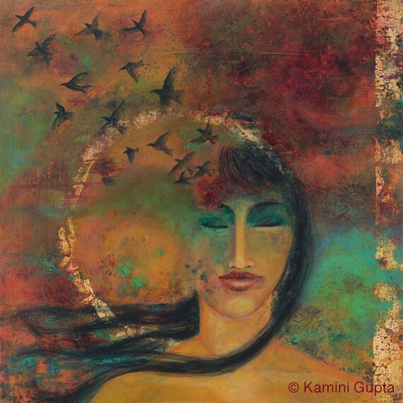 Free Your Mind Original Painting Etsy