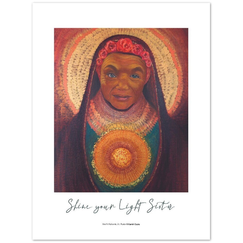 Shine Your Light Sister ~ Inspirational Words Art Poster ~ Meditation ...