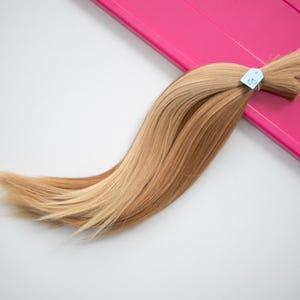 15g (ONE OFF) - Processed Alpaca Suri Fibre Locks - 7-9&quot; - Medium Brown Mix