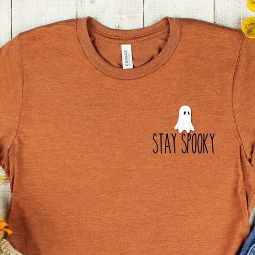 Stay Spooky Shirt, Spooky, Halloween Shirt, Halloween Costume, Pumpkin, Ghost, Funny Shirt,Cute Shirt, Tops and Tees, Unisex clothing