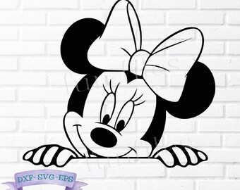 Download Mickey Minnie Mouse Peek t-shirt svg Disney bound dxf png ...