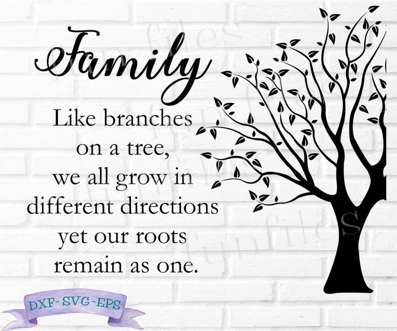 Download Family Like Branches on a Tree SVG PNG cut files family | Etsy