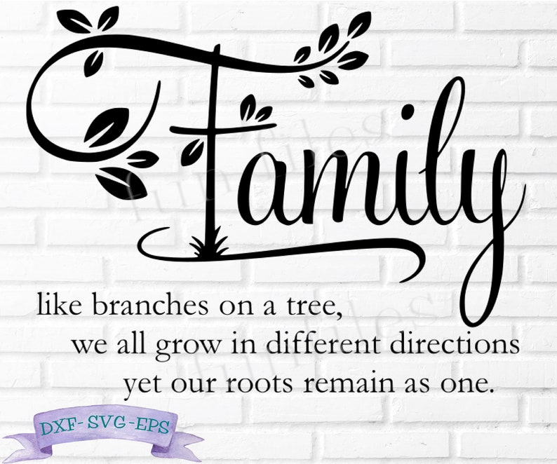 Download Family Like Branches on a Tree SVG PNG cut files family | Etsy