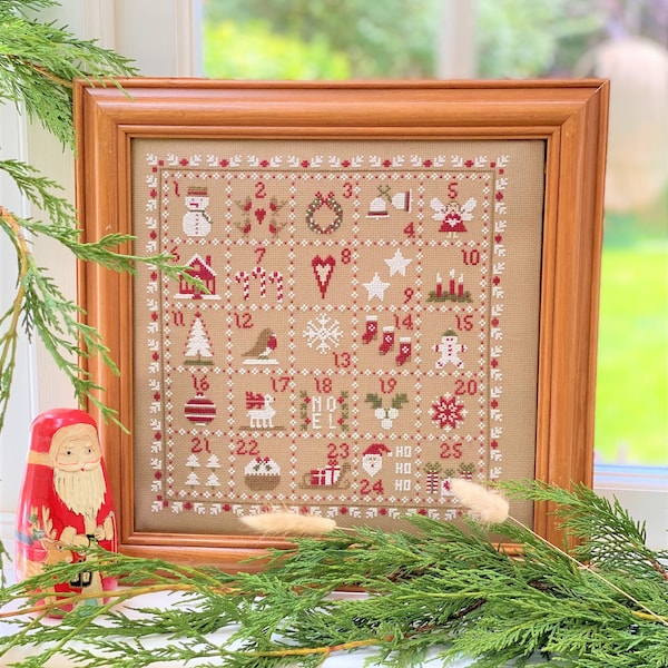 Cross Stitch Advent Calendar Kit Etsy UK