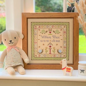 Snail Birth Cross Stitch Kit