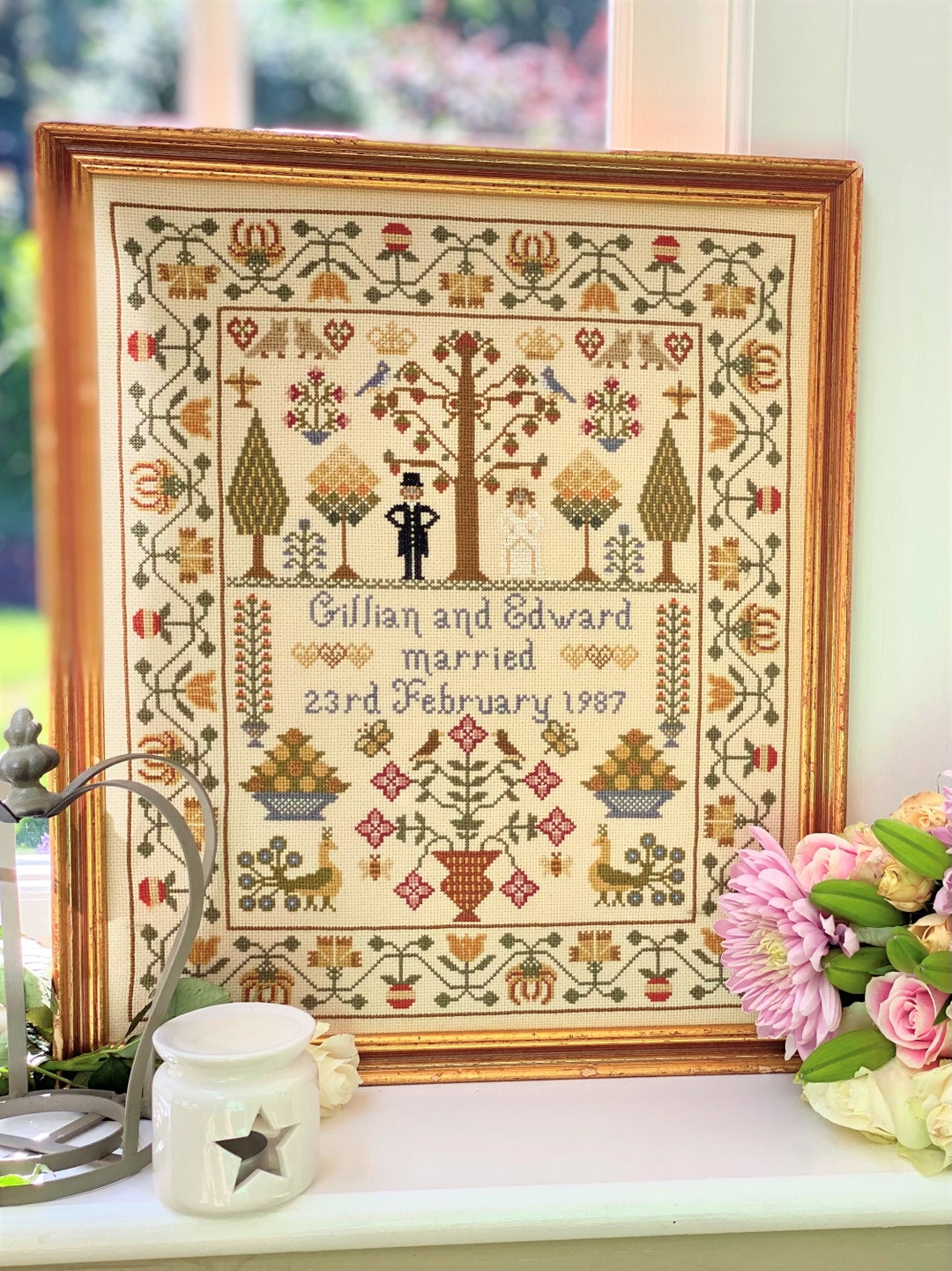 Wedding Cross Stitch Kit Etsy