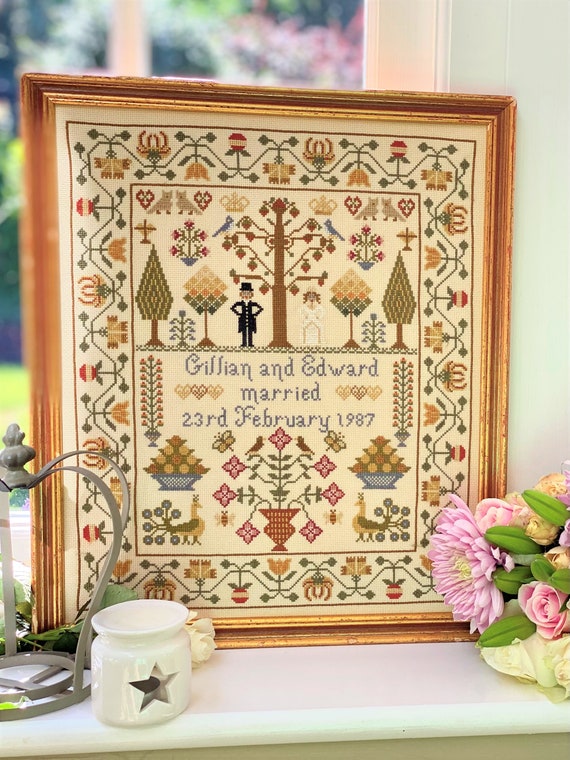 Wedding Cross Stitch Kit Etsy
