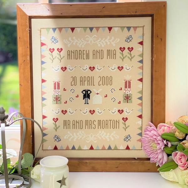 Wedding Cross Stitch Kit Etsy