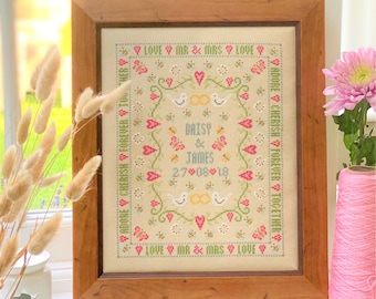 Bee Wedding Cross Stitch Kit