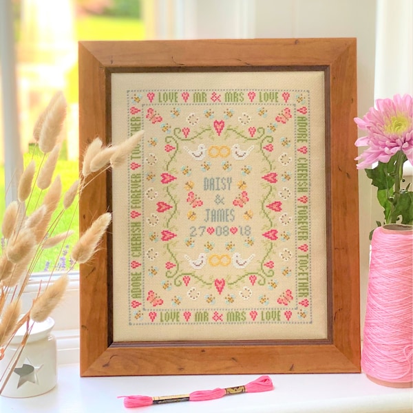 Bee Wedding Cross Stitch Kit