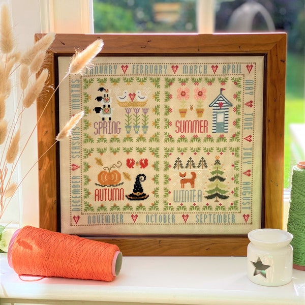 Four Seasons Cross Stitch Kit