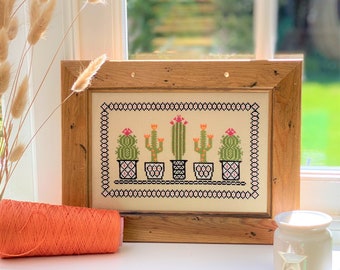 Cactus Cross Stitch Kit