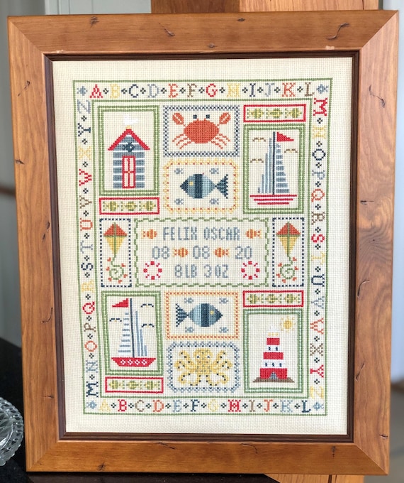 Boat Birth cross stitch kit