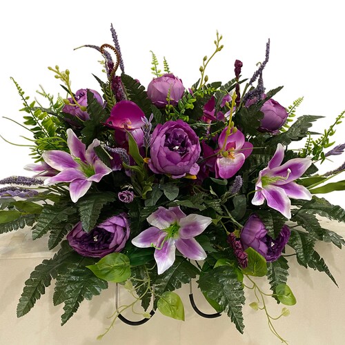 Spring Cemetery Flowers flower for Cemeterygrave Site Etsy