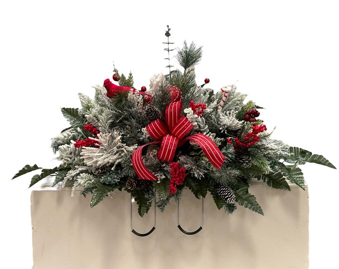 Christmas Cemetery Flowers Cemetery Saddle Cemetary Saddle Christmas