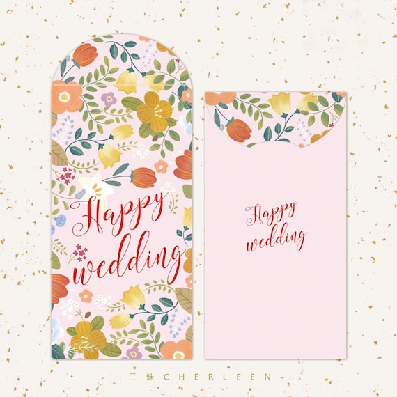 Chinese Wedding Red Packet Money Envelope Etsy
